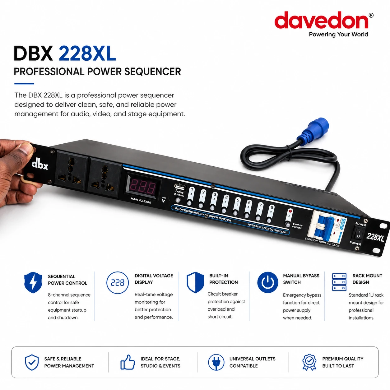 Dbx 228xl power sequencer