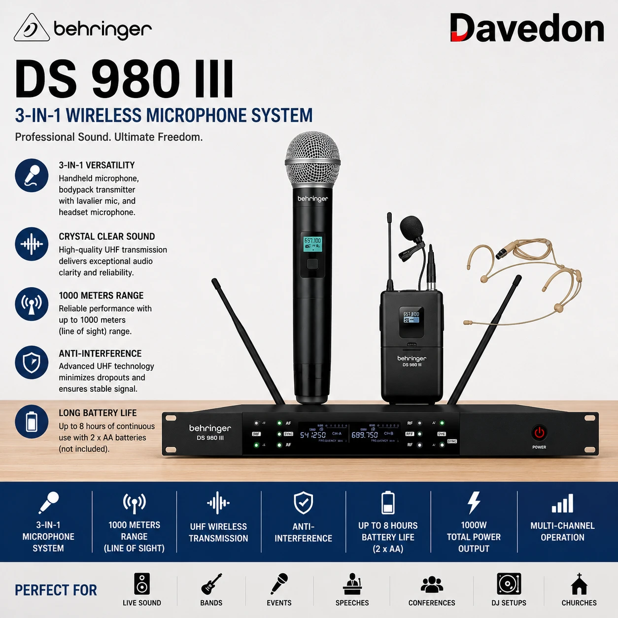 Behringer DS-980iii 3-in-...