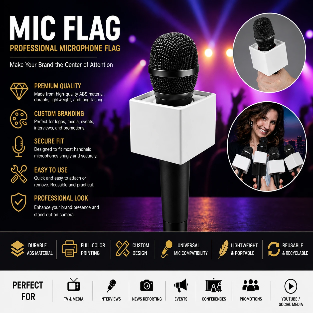 DVN Microphone Flag - Pro...